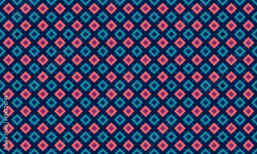 Parallax Design Geometric Shapes Seamless Pattern for Wallpaper Background