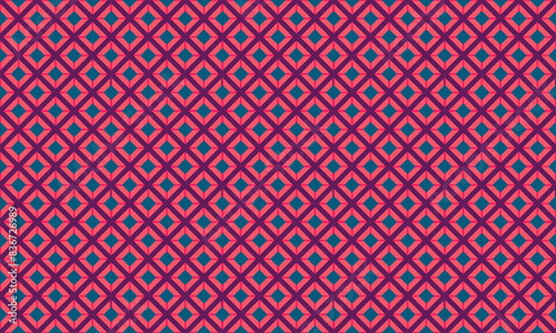 Parallax Design Geometric Shapes Seamless Pattern for Wallpaper Background