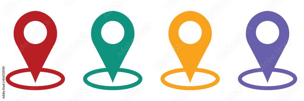 Location icon set, Map pin place marker. location pointer icon symbol in flat style. Red Location pin icon, Navigation sign. isolated on white and black background. EPS 10/AI
Location icon set, Map pin place marker. location pointer icon symbol in flat style. Red Location pin icon, Navigation sign. isolated on white and black background. EPS 10/AI