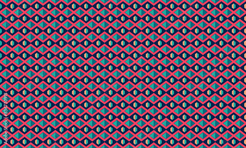 Wallpaper Mural Parallax Design Geometric Shapes Seamless Pattern for Wallpaper Background Torontodigital.ca