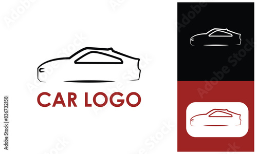 car logo design template vector