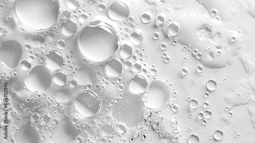 Close-up bubbles on surface Close-up bubbles on surface