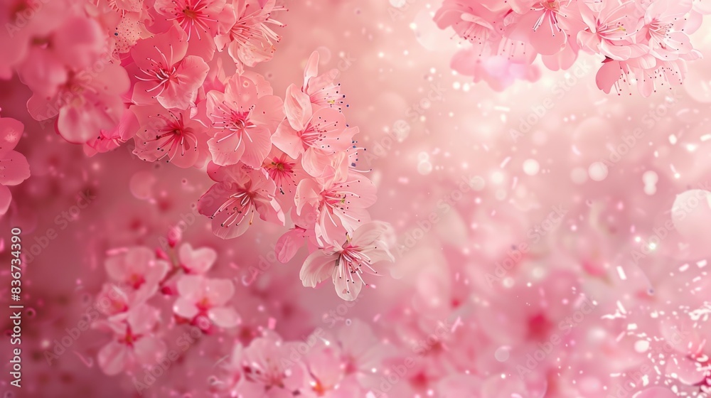Floral flower spring abstract background of cherry blossom flower in spring season in Japan Floral flower spring abstract background of cherry blossom flower in spring season in Japan