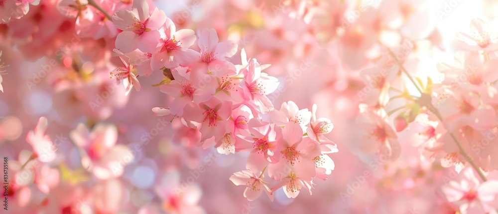 Floral flower spring abstract background of cherry blossom flower in spring season in Japan Floral flower spring abstract background of cherry blossom flower in spring season in Japan