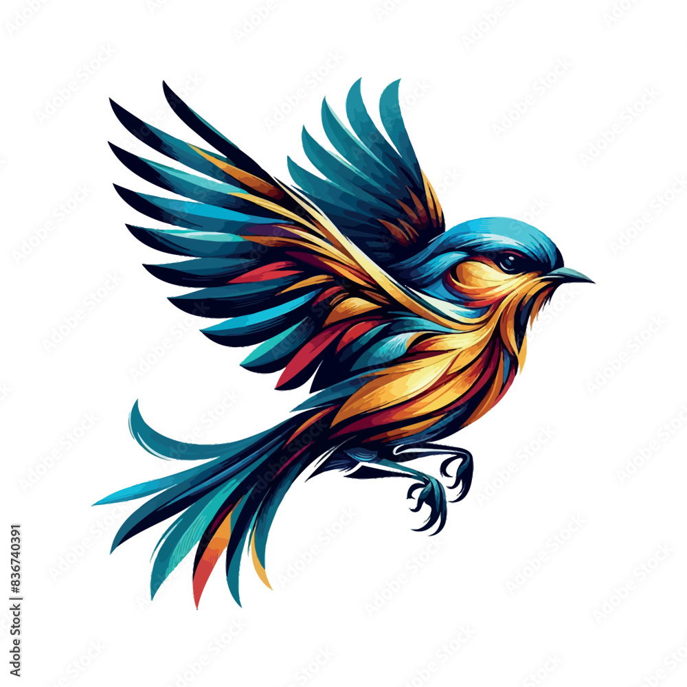 Obraz premium bird Free Vector and bird Illustration,