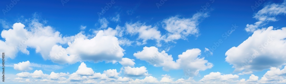 Fototapeta premium blue sky background with clouds