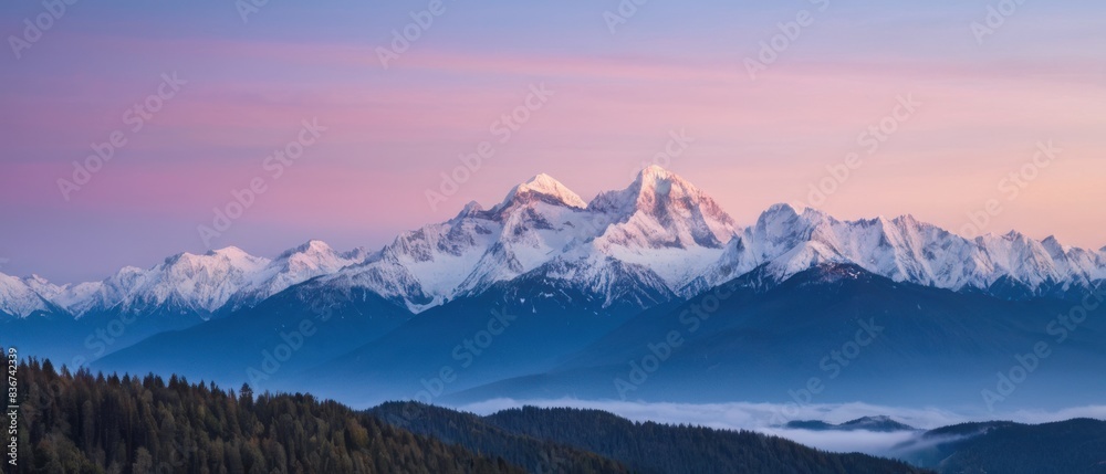 mountain landscape. view of a mountain mountain landscape. view of a mountain