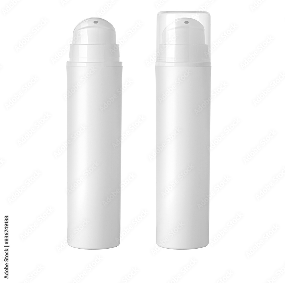 white plastic bottle