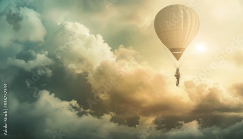 Rising Above: How Businessmen Overcome Obstacles on a Hot Air Balloon