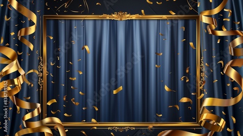 background with blue and yellow