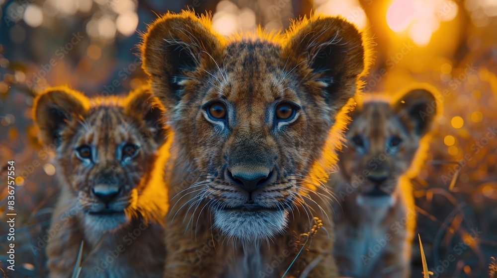 Obraz premium lion in the wild