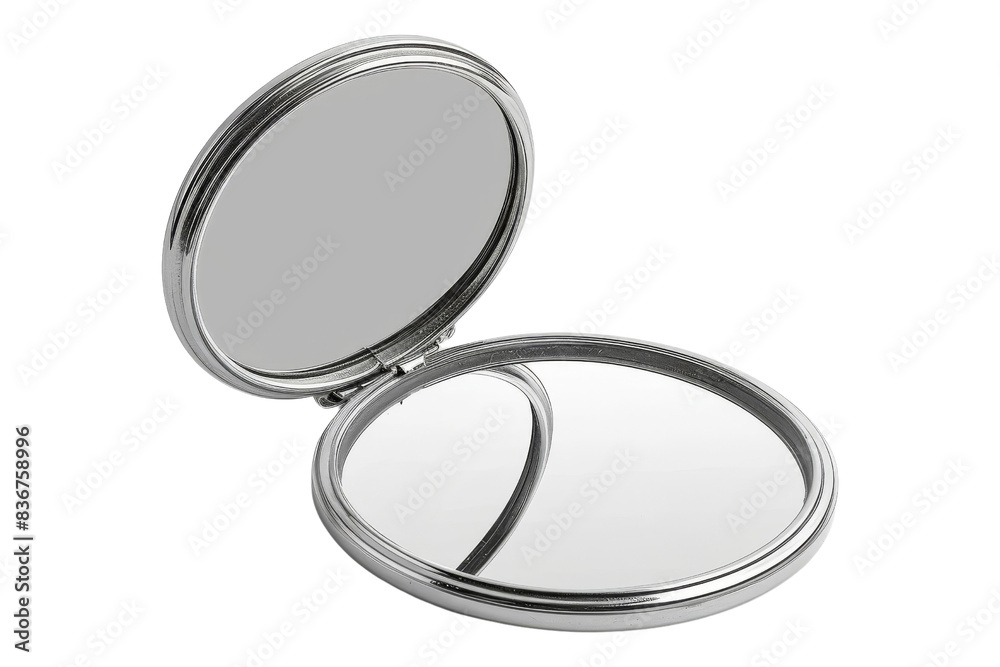 Silver Compact Mirror Silver Compact Mirror