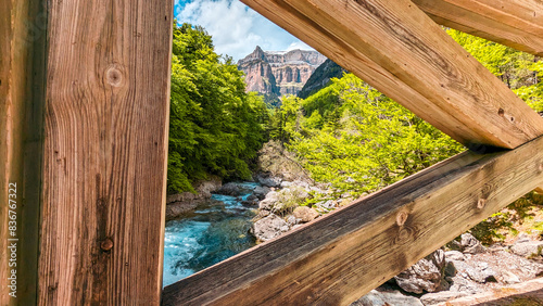 Moved by the waterfall of the Arazas river in the peaceful National Park of Ordesa and Monte Perdido.
 photo