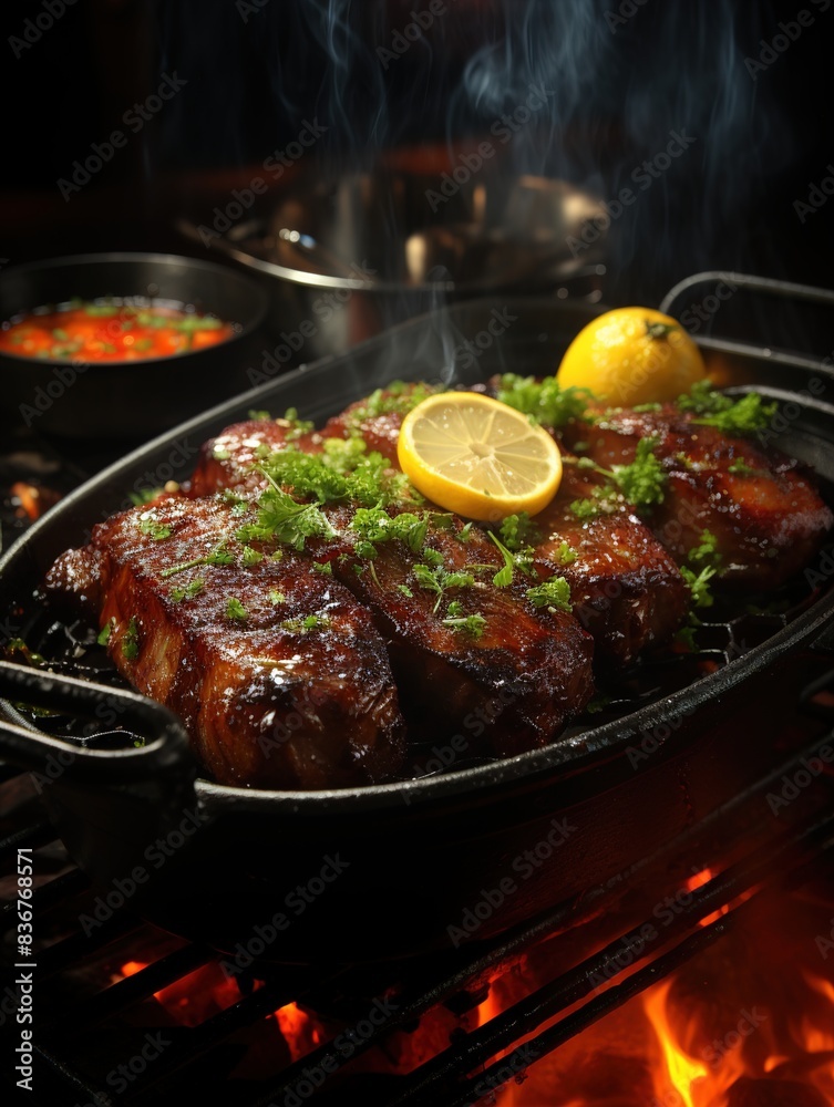 lamb chops with vegetables lamb chops with vegetables