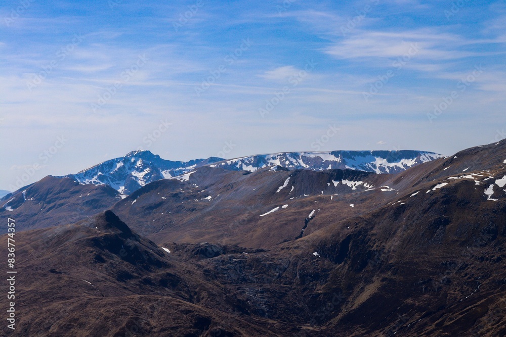 Scotland highlands Grey corries Nevis range