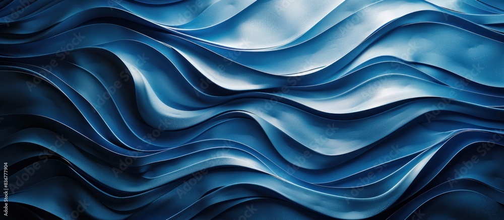 The image features a blue background with wavy lines running through it The lines create a sense of movement and flow across the surface adding a dynamic element to the overall composition The image features a blue background with wavy lines running through it The lines create a sense of movement and flow across the surface adding a dynamic element to the overall composition