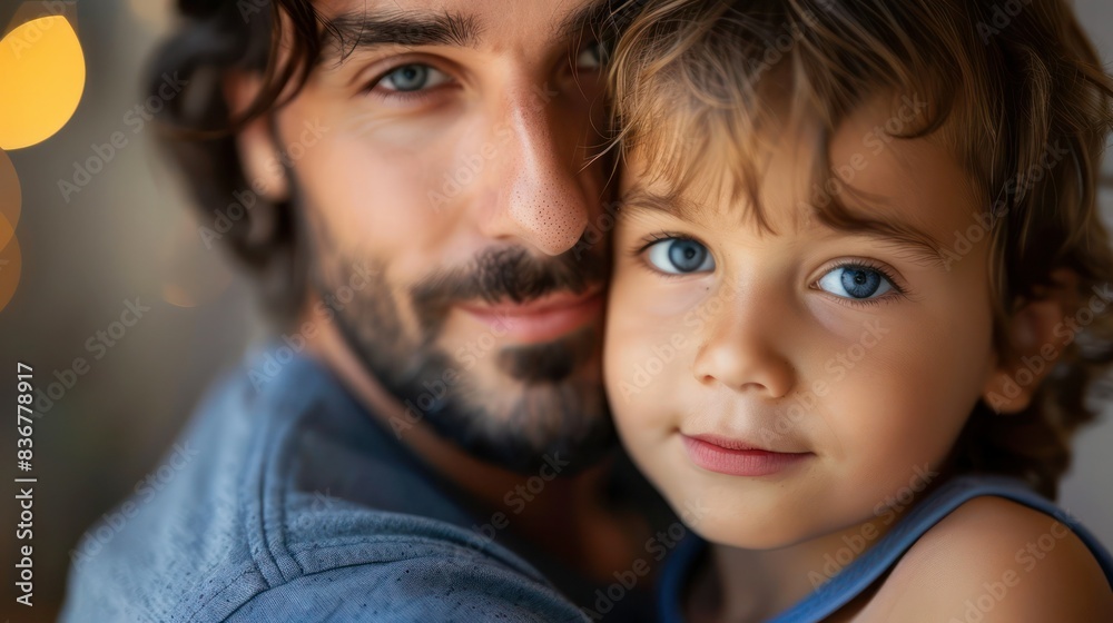 Father and son in one photo. Father and son in one photo.