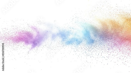 Colored smoke on white background Watercolor paper background. Abstract Painted Illustration. Brush stroked painting Abstract watercolor digital art painting for texture background   