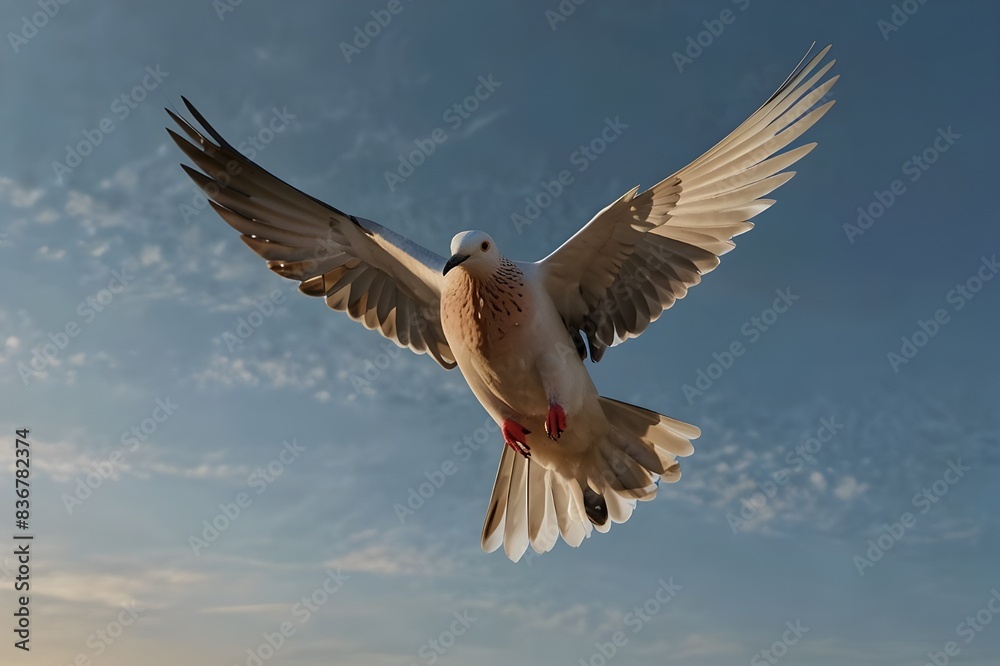 Obraz premium flying dove