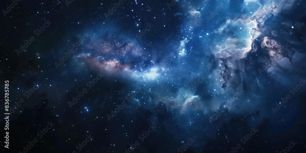 Space scene with stars Space scene with stars