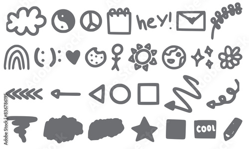 Doodle icon bundle