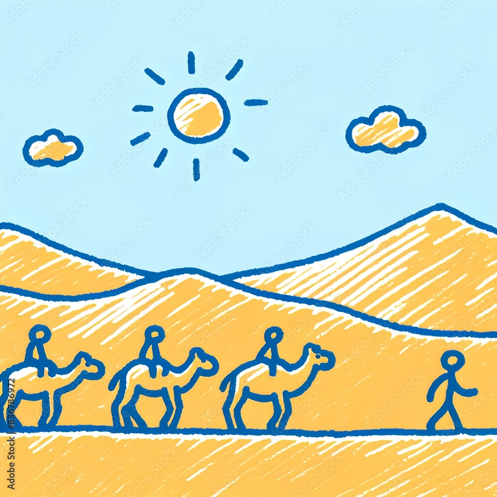 Obraz premium 사막