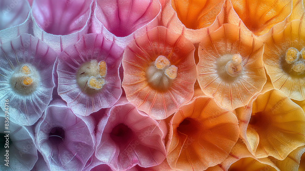 STEM CROSS SECTION. Corn (Zea), Herbaceous Monocot, 25X. Shows