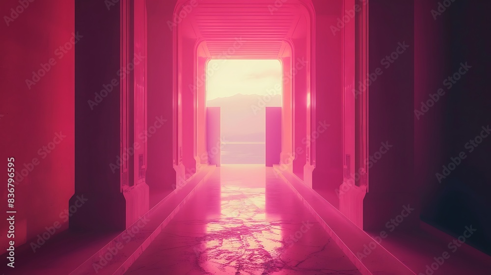 Wallpaper spanning the frame with a gradient from light to deep pink. Wallpaper spanning the frame with a gradient from light to deep pink.