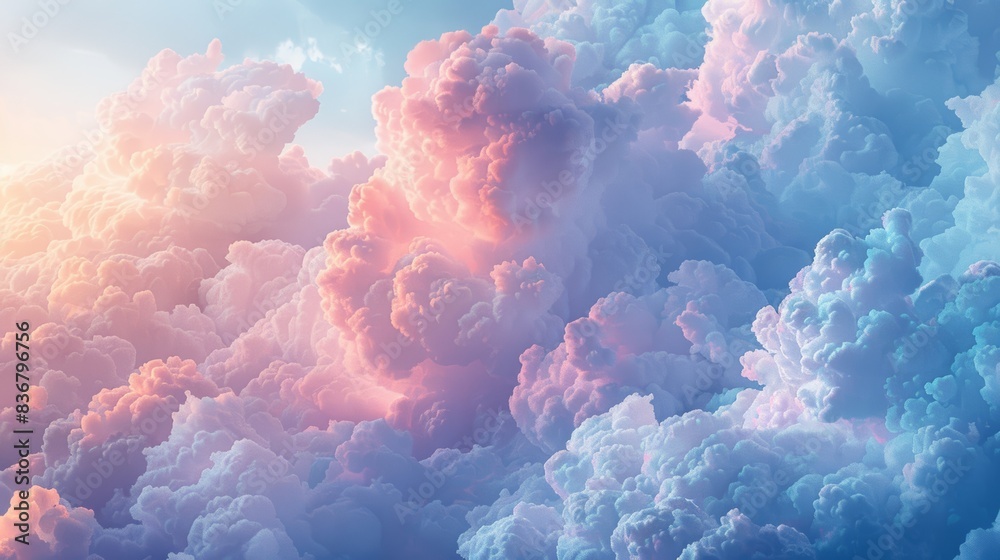 Fototapeta premium blue sky and clouds