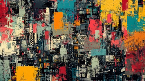 Wallpaper Mural background with spots Torontodigital.ca