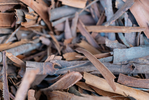 Bild auf Leinwand Cinnamon Baking Aromatic Spices in Rustic Kitchen