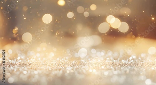 abstract christmas bokeh golden gold sparkle background
