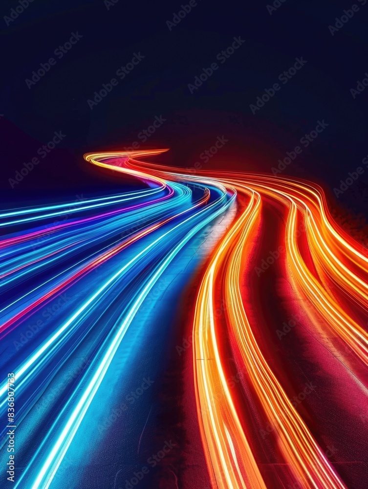 Nighttime Highway Nighttime Highway