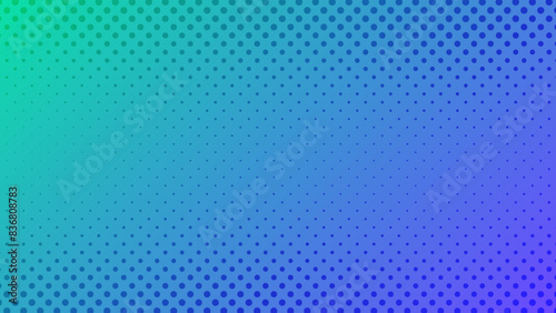 Colorful halftone background with dots