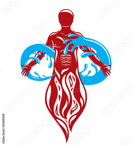 Vector graphic illustration...