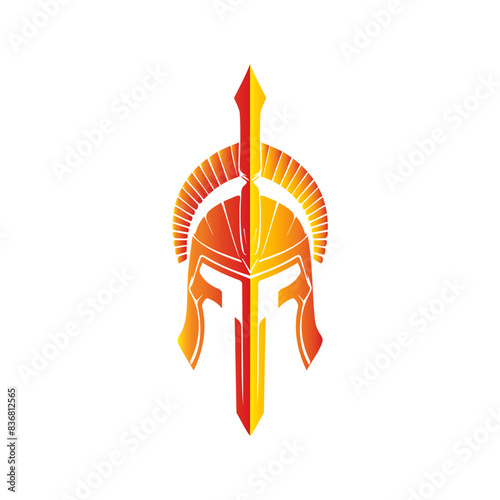 Radiant Spartan Helmet Logo: A Beacon of Strength and Valor