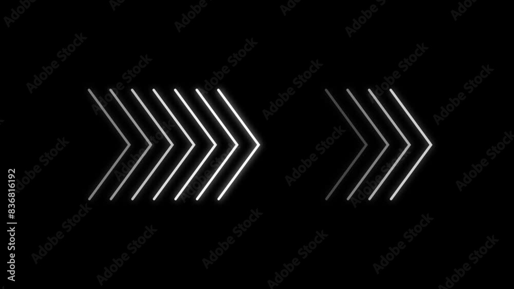 A color arrow animation on the background .arrow concept . A color arrow animation on the background .arrow concept .