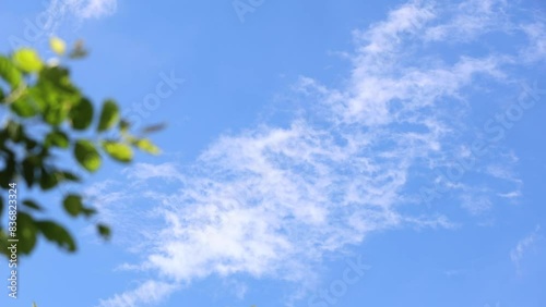 Beautiful clear sky in Thailand, size 4K