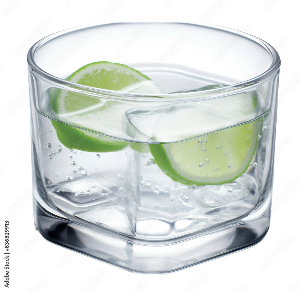 An alcohol drink isolated on white or transparent background. AI Generated. An alcohol drink isolated on white or transparent background. AI Generated.