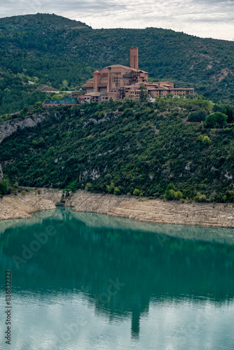 The Santuario de Torreciudad, a Marian shrine in Aragon, Spain, built by Josemaria Escriva, the founder of the Opus Dei. photo