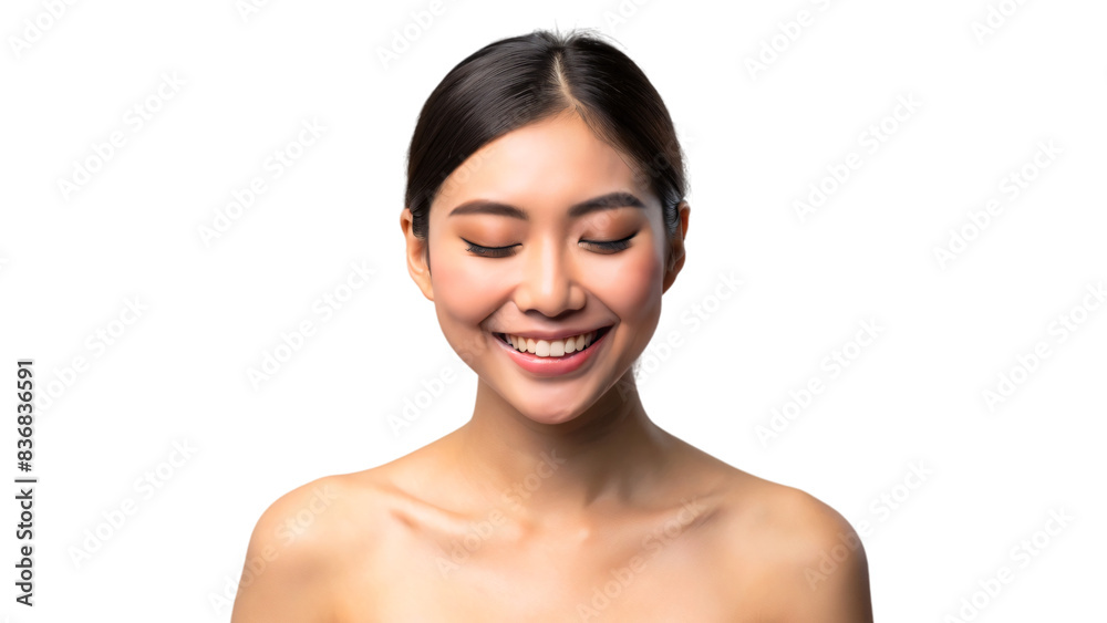 Close-up portrait of an Asian woman Close-up portrait of an Asian woman