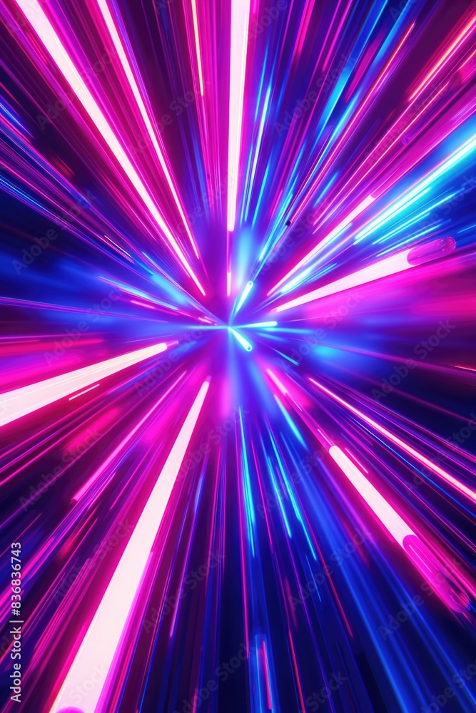 Obraz premium Colorful Light Burst