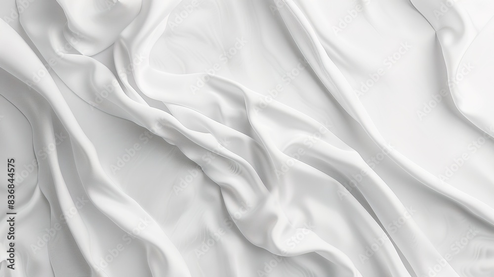 Obraz premium Smooth and seamless, this white background provides an ideal canvas for your designs. 