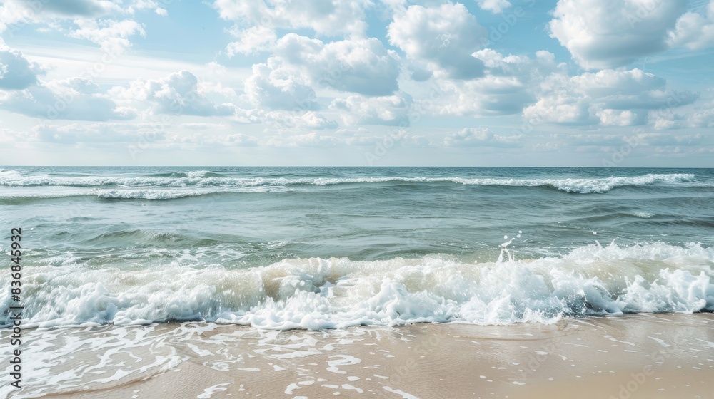 Tranquil Ocean Panorama for Environmental Reflection Tranquil Ocean Panorama for Environmental Reflection