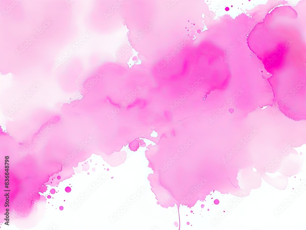 Free vector background of a pink abstract watercolor effect using ink.