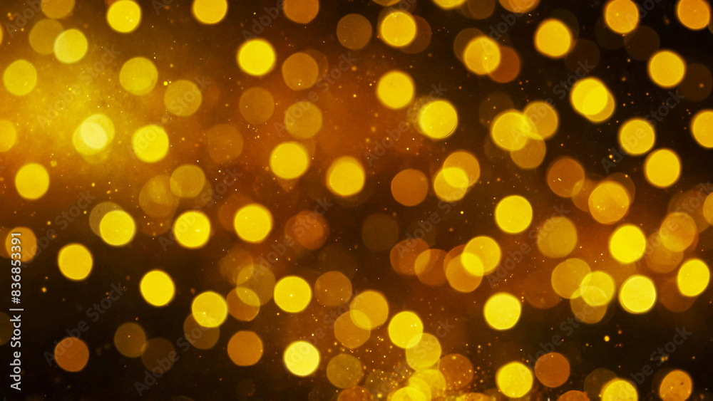 Golden Polka Dots, Gold And Yellow Abstract background, New Year's Eve Sparkles And Glitter, Fireworks Golden Polka Dots, Gold And Yellow Abstract background, New Year's Eve Sparkles And Glitter, Fireworks