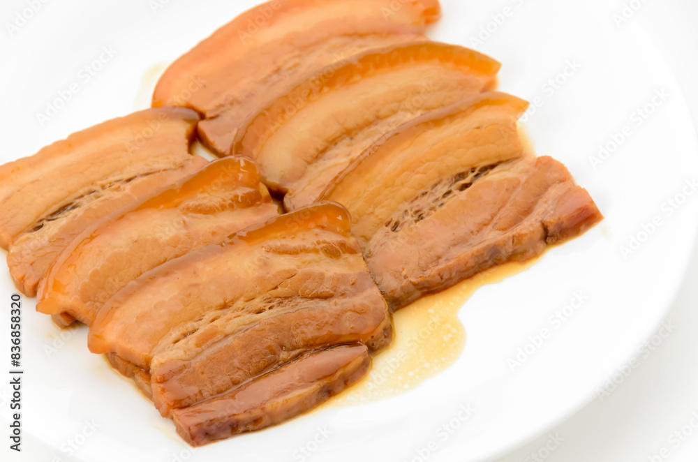 豚三枚肉の煮つけ 豚三枚肉の煮つけ