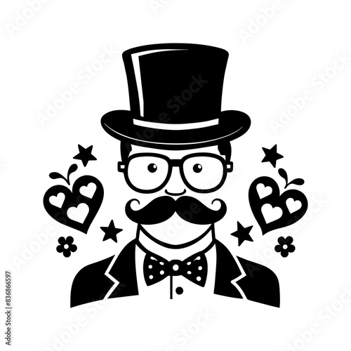 man with hat and tie