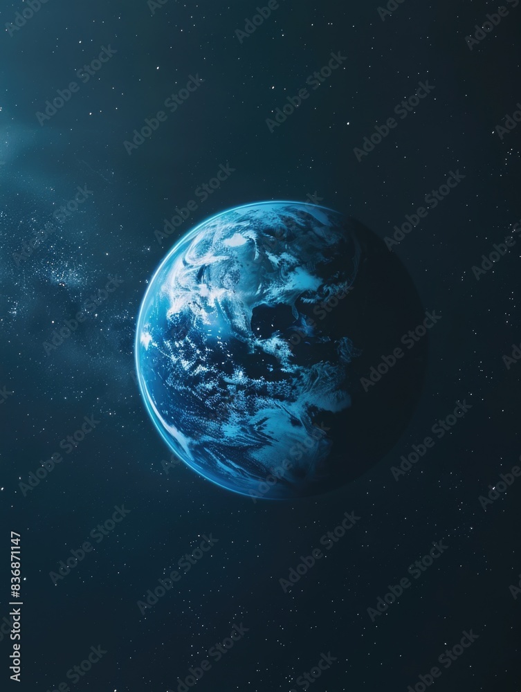 Earth from Space with Stars Earth from Space with Stars