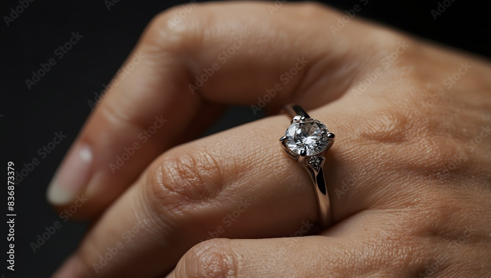 Reflecting light like a beacon, the ring symbolizes eternal commitment ai_generated Reflecting light like a beacon, the ring symbolizes eternal commitment ai_generated